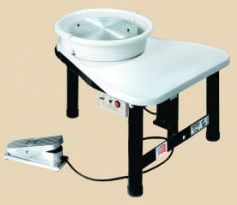 Pacifica GT400 electric potters wheel with attached seat