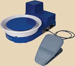 Shimpo Aspire tabletop wheel with foot pedal.