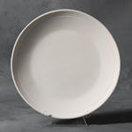 Small image of SB104 Plain stoneware rimmed plate