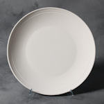 Small image of SB105 Plain stoneware large rimmed plate