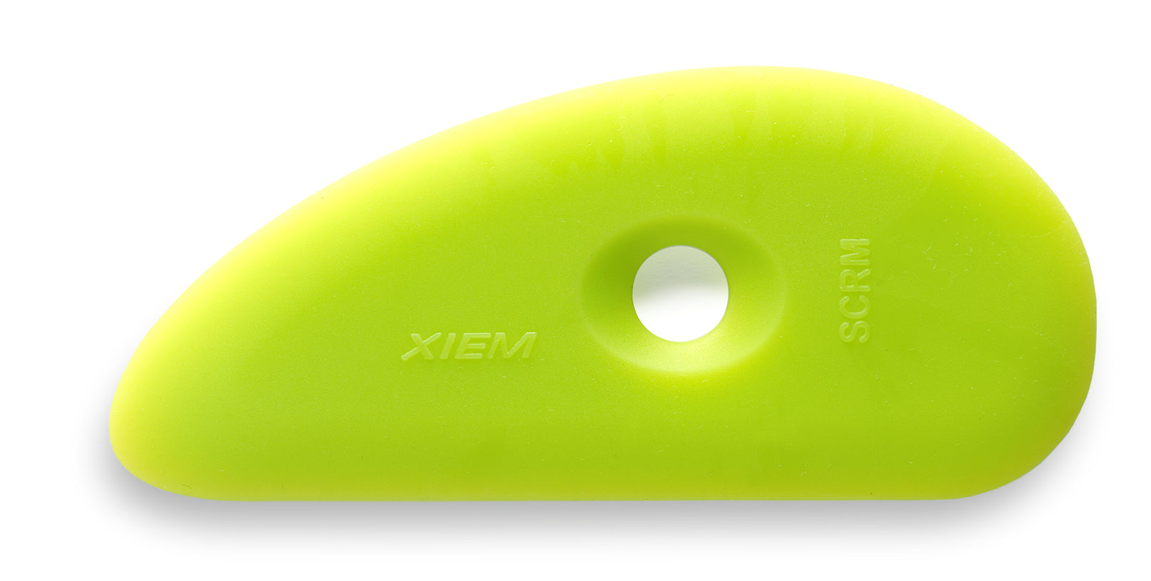 Xiem SCRM Ultra Soft Medium Chartreuse Silicone Potters' Rib